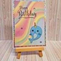 Farbenfrohe Geburtstagskarte Bild 1