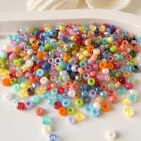 Bunte Perlenmischung Miyuki und Toho Perlen 8/0, 3 mm, Seedbeads, 10 g, Grundpreis je 1 Kg 390,- Euro Bild 1