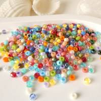 Bunte Perlenmischung Miyuki und Toho Perlen 8/0, 3 mm, Seedbeads, 10 g, Grundpreis je 1 Kg 390,- Euro Bild 2