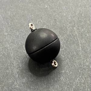 Magnet Verschluss, kugelförmig, schwarz matt, verschiedene Größen Bild 1