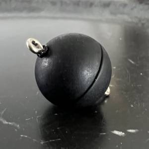 Magnet Verschluss, kugelförmig, schwarz matt, verschiedene Größen Bild 4