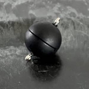 Magnet Verschluss, kugelförmig, schwarz matt, verschiedene Größen Bild 5