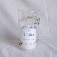 Sandzeremonie Glas mit Holzdeckel Hochzeitsbrauch Windlicht Design Bernadette Bild 7