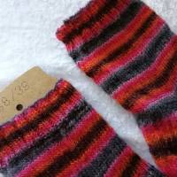 Socken für Mama und Baby, handgestrickt, Größe 38/39 und Neugeborene , Stricksocken, Wollsocken, Damen Socken Bild 7