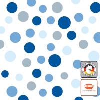 ECO Bordüre: Kleine Punkte blau - 12 cm Höhe Bild 4