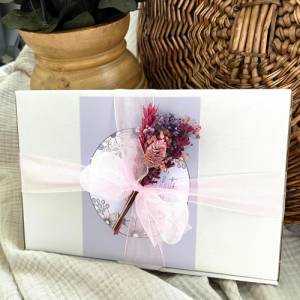 Personalisiertes Geburtstagsgeschenk mit Trockenblumen für Frauen, Geschenk zum Geburtstag für Schwester, Freundin, Mama Bild 4