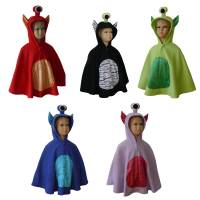 igel halloween fasching kostüm cape poncho für kleinkinder fleece fellimitat Bild 3