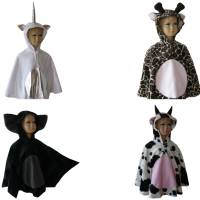 igel halloween fasching kostüm cape poncho für kleinkinder fleece fellimitat Bild 7