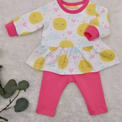 Gr. 56 Baby Set / Shirt / Pullover mit Leggings / Hose – Mädchen * Sonne