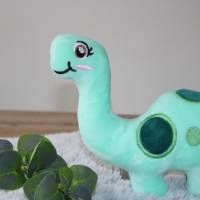 Dino personalisierte/ Stoff Dino mit Namen/Geschenk zur Geburt/ Stofftiere/Plüschtier Bild 4