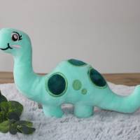 Dino personalisierte/ Stoff Dino mit Namen/Geschenk zur Geburt/ Stofftiere/Plüschtier Bild 5