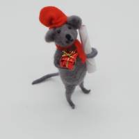 Weihnachtsmaus als Geldhalter, Geld witzig verschenken, Maus bringt Mäuse zu Weihnachten und Nikolaus Bild 7
