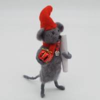 Weihnachtsmaus als Geldhalter, Geld witzig verschenken, Maus bringt Mäuse zu Weihnachten und Nikolaus Bild 8
