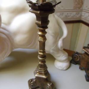 Antik Messing Kerzenhalter Kerzenständer Leuchter  Kerzenleuchter Bild 1