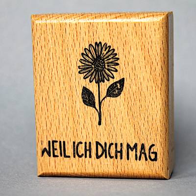 Stempel "Weil ich Dich mag"