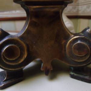 Antik Bronze Leuchter Kerzenständer Kerzenhalter Bronzeleuchter Bild 3