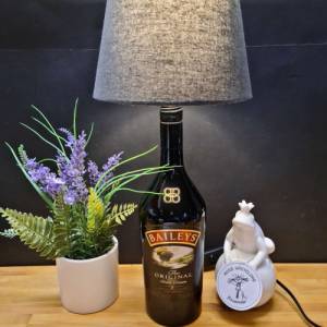 Baileys Flaschenlampe, Bottle Lamp 0,7 l - Handmade UNIKAT Upcycling Bild 1