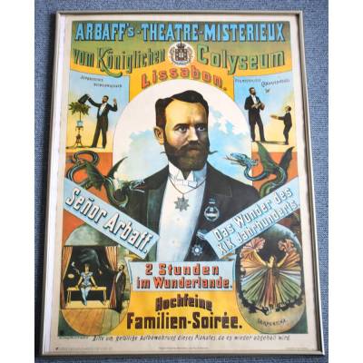 Plakat Arbaffs Theatre Misterieux Nachdruck DDR