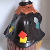 Hexe auf Kürbis (Nr. 1) aus Keramik Bild 2