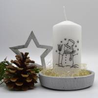 Vorlage für Kerzentattoo Weihnachten pdf Advent Kerzensticker für Wasserschiebefolie Bild 3