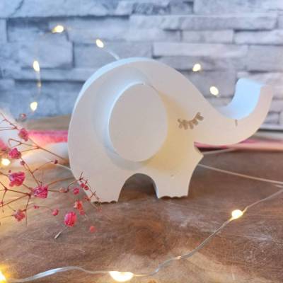 Elefant Deko, Raysin Elefant, Elefant, Elefanten, Elefant Deko, Elefant Taufe, Elefant personalisiert, Deko Elefant