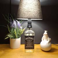 Jack Daniels Flaschenlampe, Bottle Lamp 0,7 l - Handmade UNIKAT Upcycling Bild 1