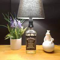 Jack Daniels Flaschenlampe, Bottle Lamp 0,7 l - Handmade UNIKAT Upcycling Bild 2