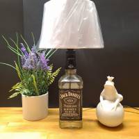 Jack Daniels Flaschenlampe, Bottle Lamp 0,7 l - Handmade UNIKAT Upcycling Bild 4