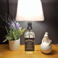 Jack Daniels Flaschenlampe, Bottle Lamp 0,7 l - Handmade UNIKAT Upcycling Bild 5