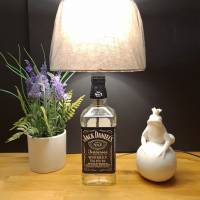 Jack Daniels Flaschenlampe, Bottle Lamp 0,7 l - Handmade UNIKAT Upcycling Bild 6