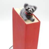 Lesezeichen Waschbär - bewacht das Buch der Besitzer, witziges Lesezeichen für Tierliebhaber, Buchband markieren Bild 8