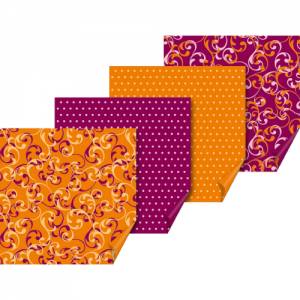 Faltpapier orange-violett 64 Blatt Bild 3