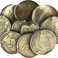 Coins - Gürtelschließe für Wechselgürtel, Coins Bild 1