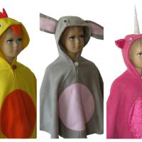 frosch halloween fasching kostüm cape poncho für kleinkinder Bild 4
