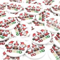 Einkaufswagenchip frohe Hohoho Weihnachten Einkaufchip Wagenlöser Chip Geschenkidee Schlüsselanhänger Bild 1