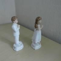 Figur Kommunion Konfirmation Tortenfigur Mädchen oder Junge   für die Deko oder Geldgeschenke basteln Bild 2