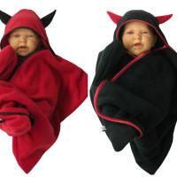 baby wrap kuscheliger schlafsack - strampelsack  aus fleece " monster " in sternenform Bild 9