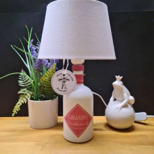 CALLUNA Gin Flaschenlampe, Bottle Lamp 0,5 L- Handmade UNIKAT Upcycling Bild 3