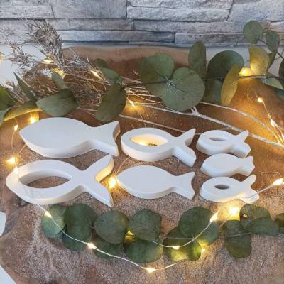 Kommunions Fische aus Raysin – Handgemachte Deko & Gastgeschenke für Kommunion, Taufe & Konfirmation