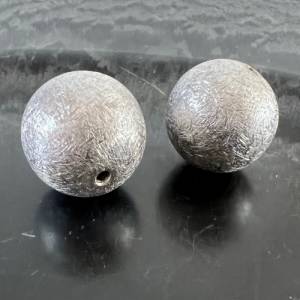 Kugel aus 925-Silber gebürstet, verschiedene Größen Bild 4