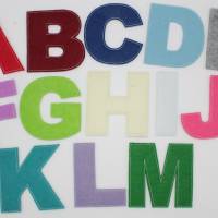 Buchstaben Girlande Name / Namenskette Farbwahl / Kinderzimmerdeko / Schulanfang Alphabet Bild 3
