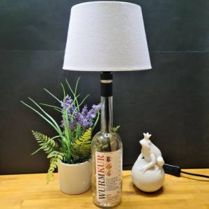 Wurmkur "Ponyschluck" 0,7 l - Flaschenlampe - Handmade UNIKAT Bild 6