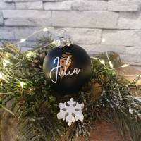 Weihnachtskugel personalisiert, Personalisierte Weihnachtsbaumkugeln, Christbaumkugeln personalisiert Bild 9
