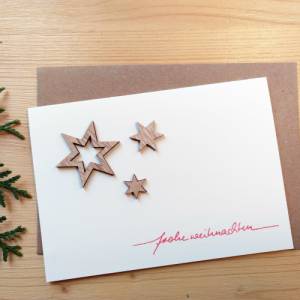 Weihnachtskarte "Sternenzauber" Bild 4