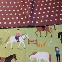 Dekokissen fürs Kinderzimmer, Kissen für Kinder, Kissen Bezug 30x30 cm, Pferde Bild 9
