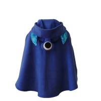alien blau halloween fasching kostüm cape poncho für kleinkinder Bild 2