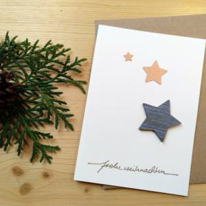 Weihnachtskarte "Sternenhimmel" Bild 1
