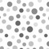 ECO Bordüre: Kleine Punkte grau - 12 cm Höhe Bild 6