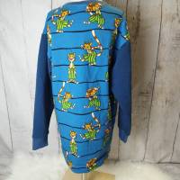 Oversize-Kleid, Long-Sweater, Findus blau, Gr. 92-128 Bild 10