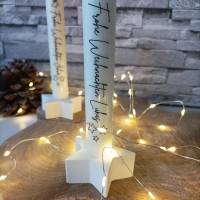 Kerze Weihnachten, Personalisierte Weihnachtsgeschenke, Weihnachtskerze, Personalisierte Kerze Bild 10